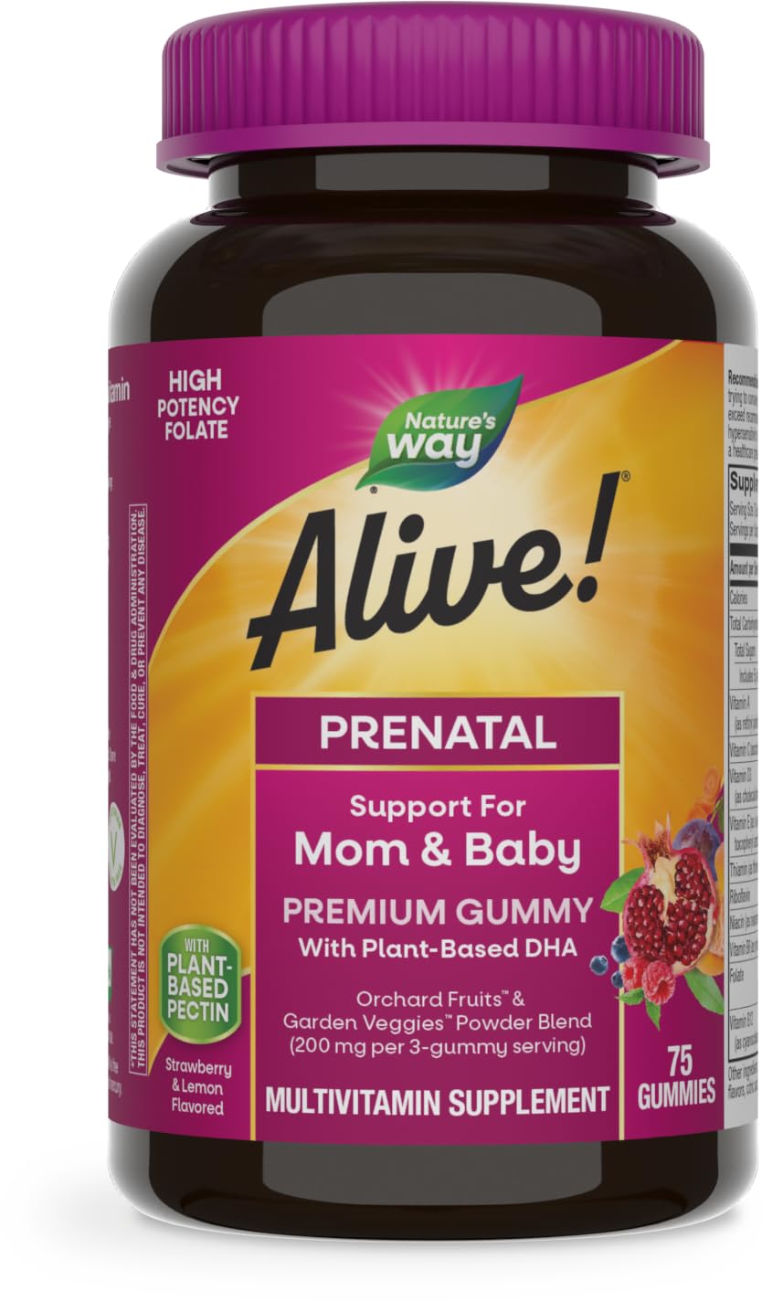 Foto 2 pulgar | Complementa Nature's Way Alive Prenatal Premium Gummy 75 - Venta Internacional