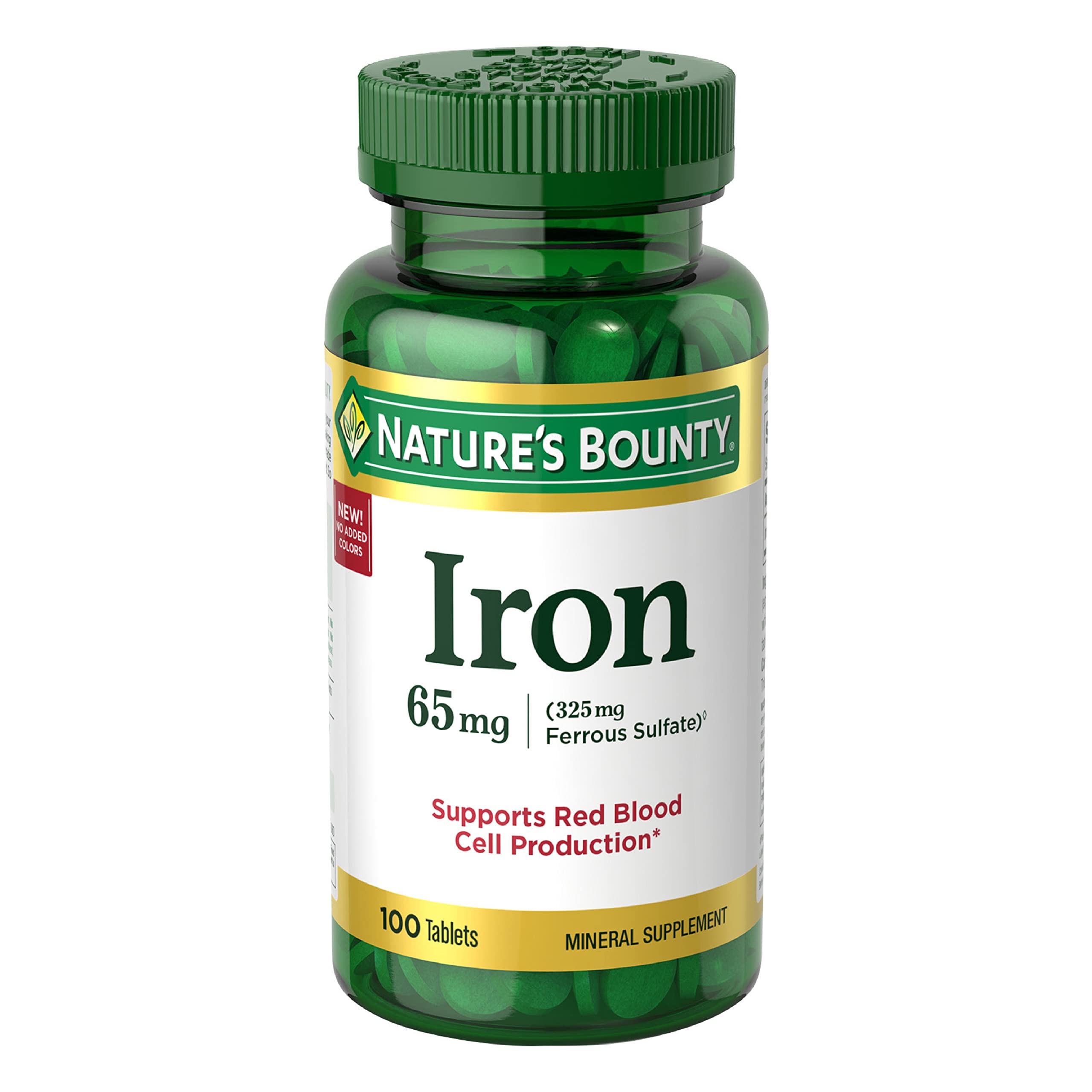 Foto 2 pulgar | Suplemento Nature's Bounty Iron 65 Mg 100 Comprimidos - Venta Internacional