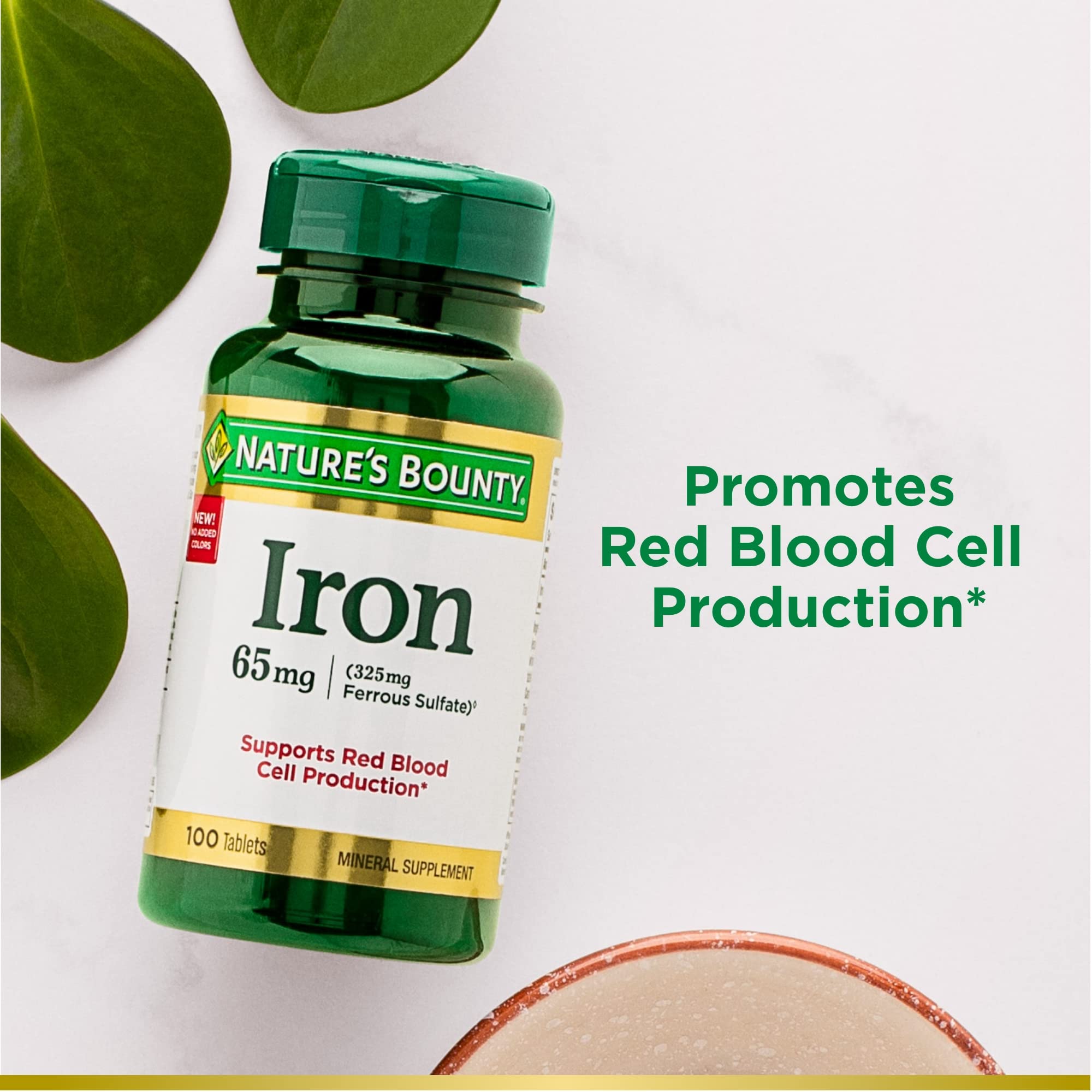 Foto 5 pulgar | Suplemento Nature's Bounty Iron 65 Mg 100 Comprimidos - Venta Internacional