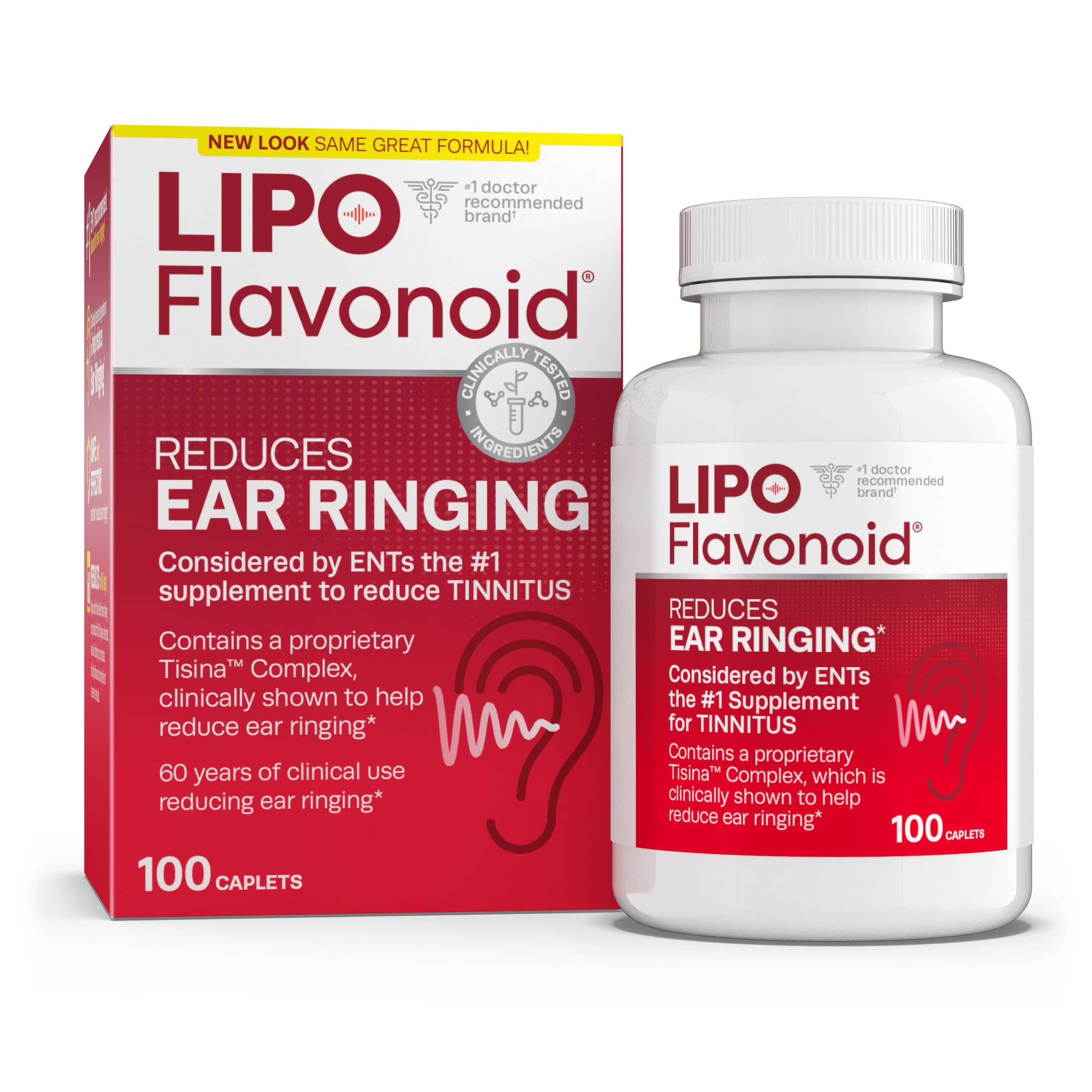 Foto 2 pulgar | Suplemento Lipo-flavonoid Plus Tinitus Relief 100 Comprimidos - Venta Internacional