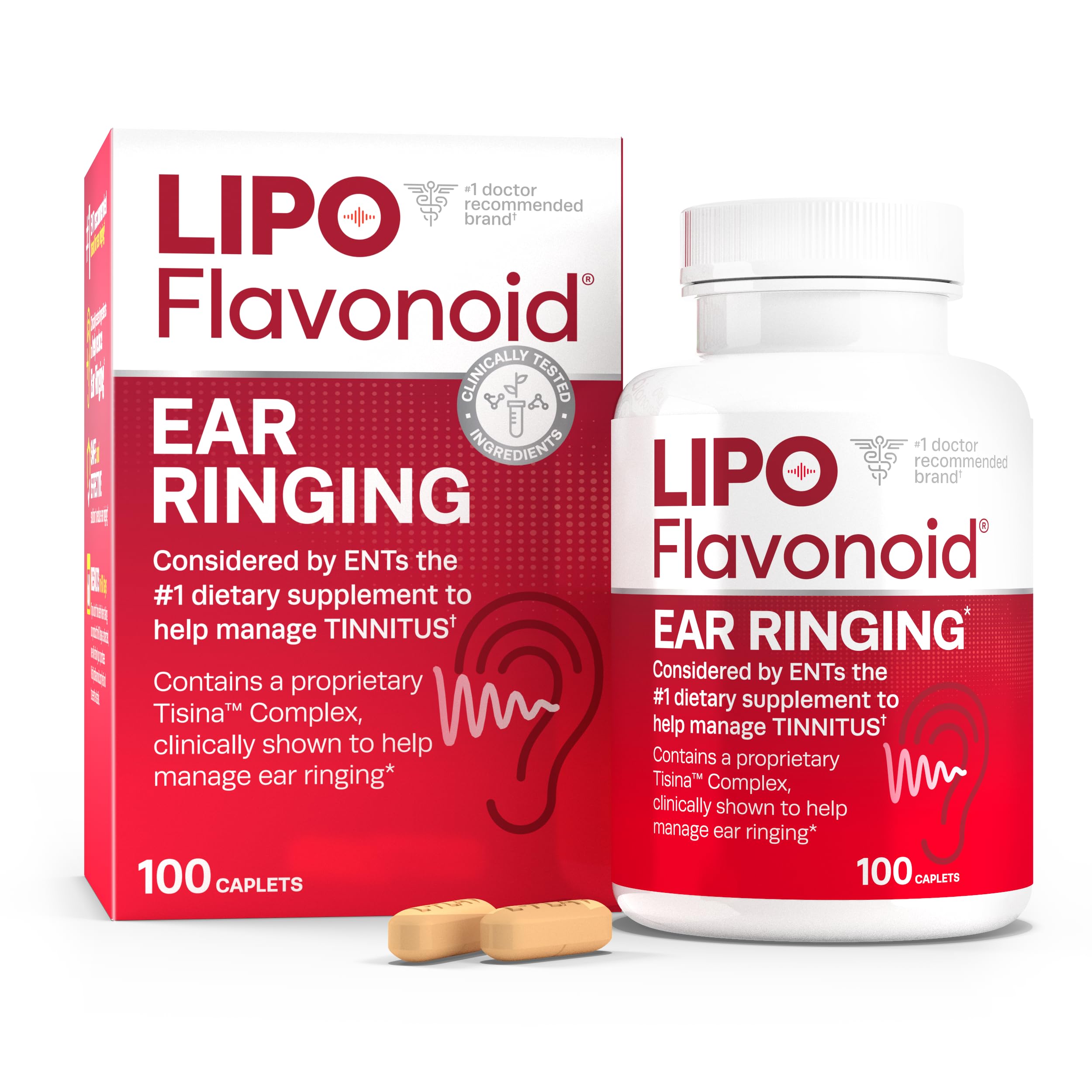 Foto 5 pulgar | Suplemento Lipo-flavonoid Plus Tinitus Relief 100 Comprimidos - Venta Internacional