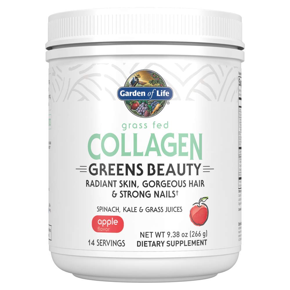 Foto 2 pulgar | Colageno Greens Beauty Powder Garden Of Life Apple 14 Porciones - Venta Internacional