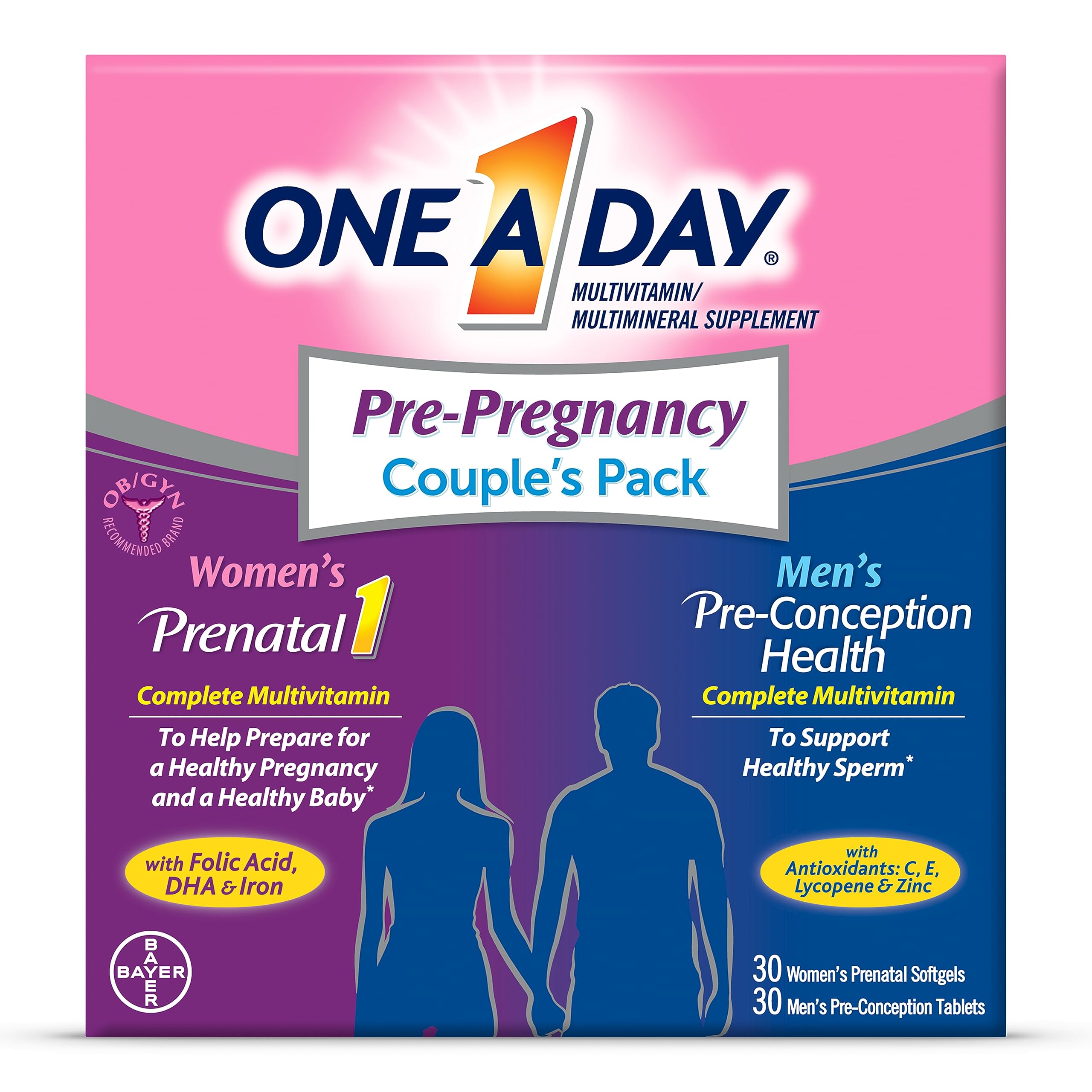 Suplemento Multivitamínico Unisex Antes del Embarazo - Venta Internacional