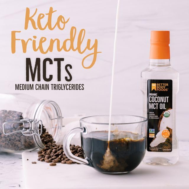 Foto 3 pulgar | Aceite Mct de Coco Better body Foods Orgánico Cetogénico Sin Gluten 500 Ml - Venta Internacional