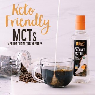 Foto 2 | Aceite Mct de Coco Better body Foods Orgánico Cetogénico Sin Gluten 500 Ml - Venta Internacional