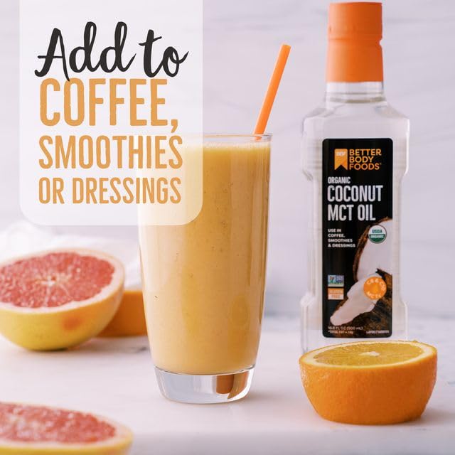 Foto 4 pulgar | Aceite Mct de Coco Better body Foods Orgánico Cetogénico Sin Gluten 500 Ml - Venta Internacional