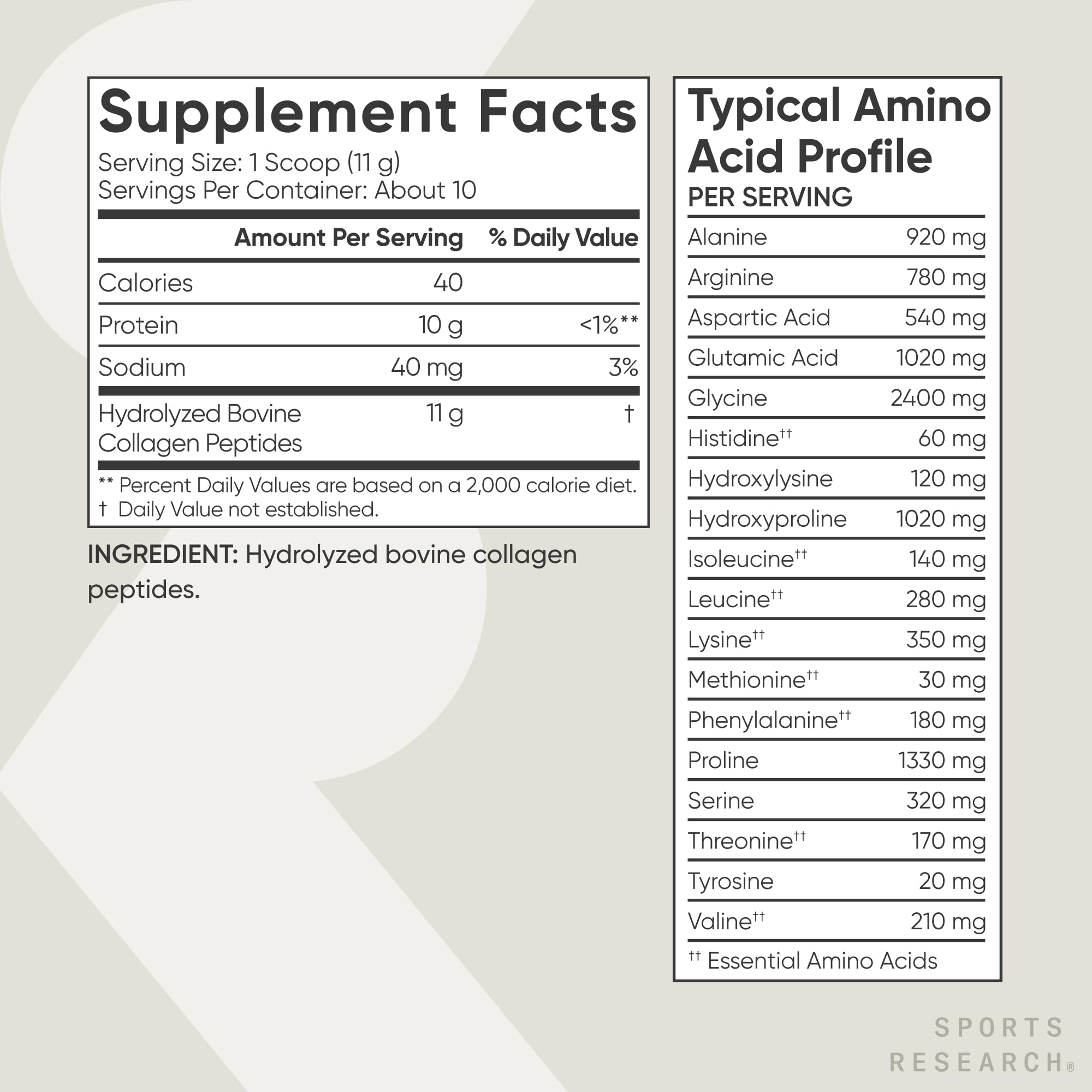 Foto 7 pulgar | Suplemento de Péptidos de Colágeno en Polvo Sports Research 110.6 g - Venta Internacional
