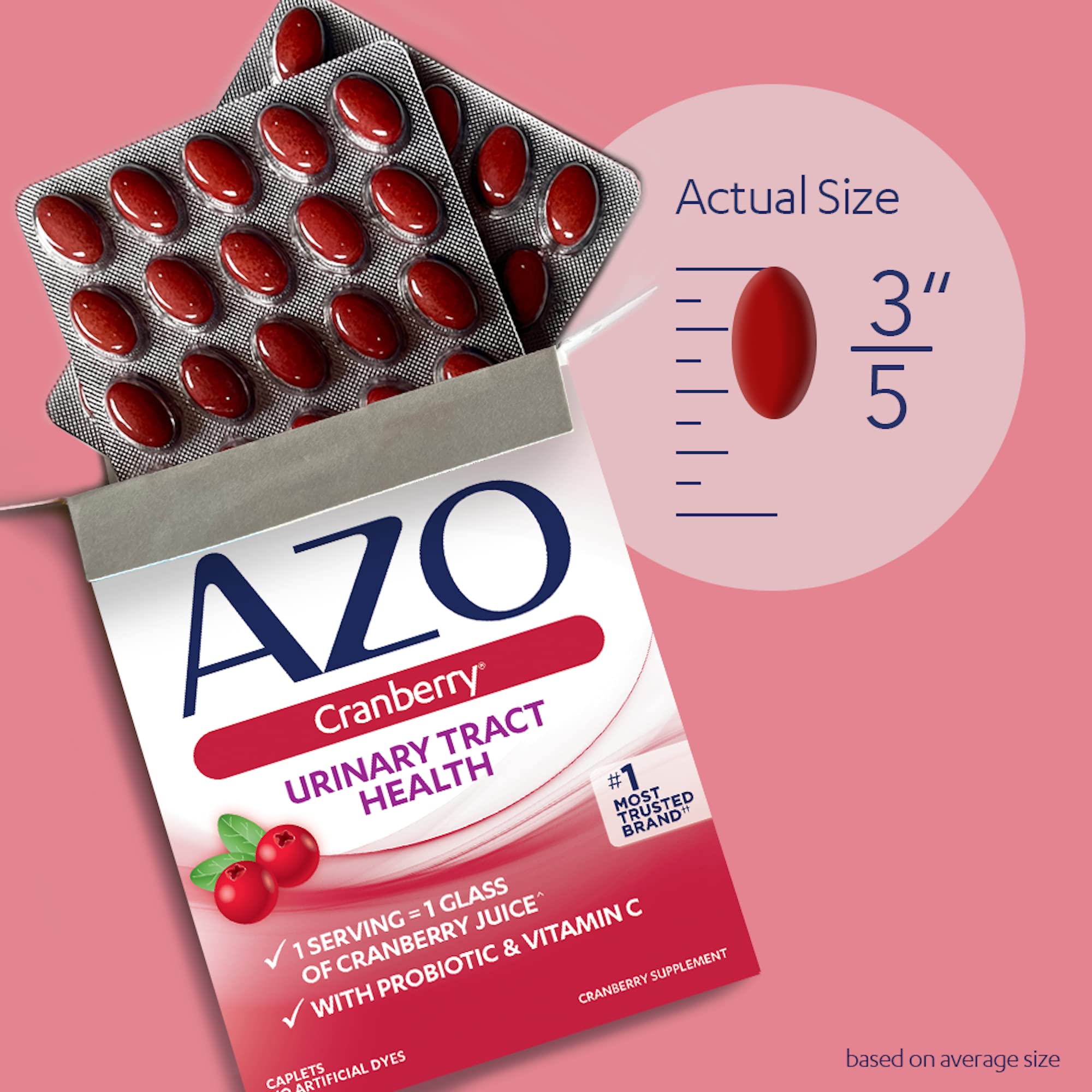 Foto 5 | Suplemento Azo Cranberry Urinary Tract Health 50 Comprimidos - Venta Internacional