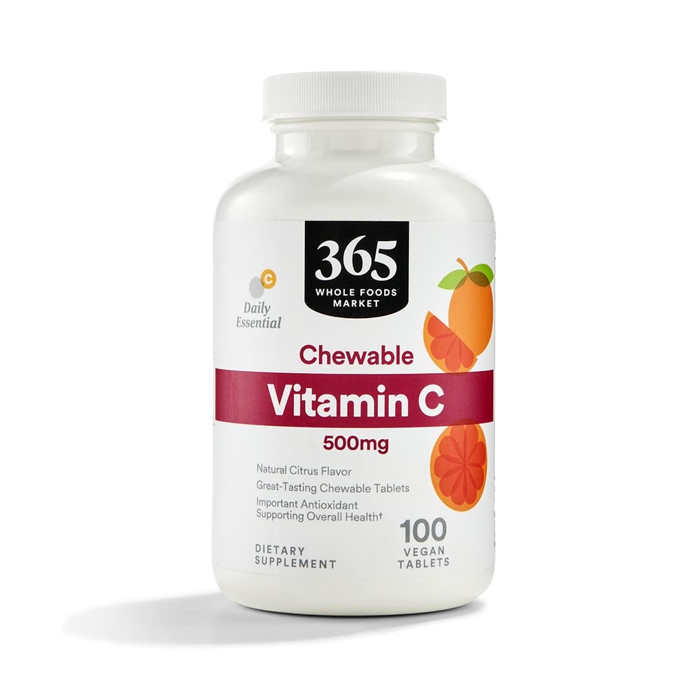 Foto 2 pulgar | Tabletas Masticables de Vitamina C 365 by Whole Foods Market 100 Tabletas - Venta Internacional