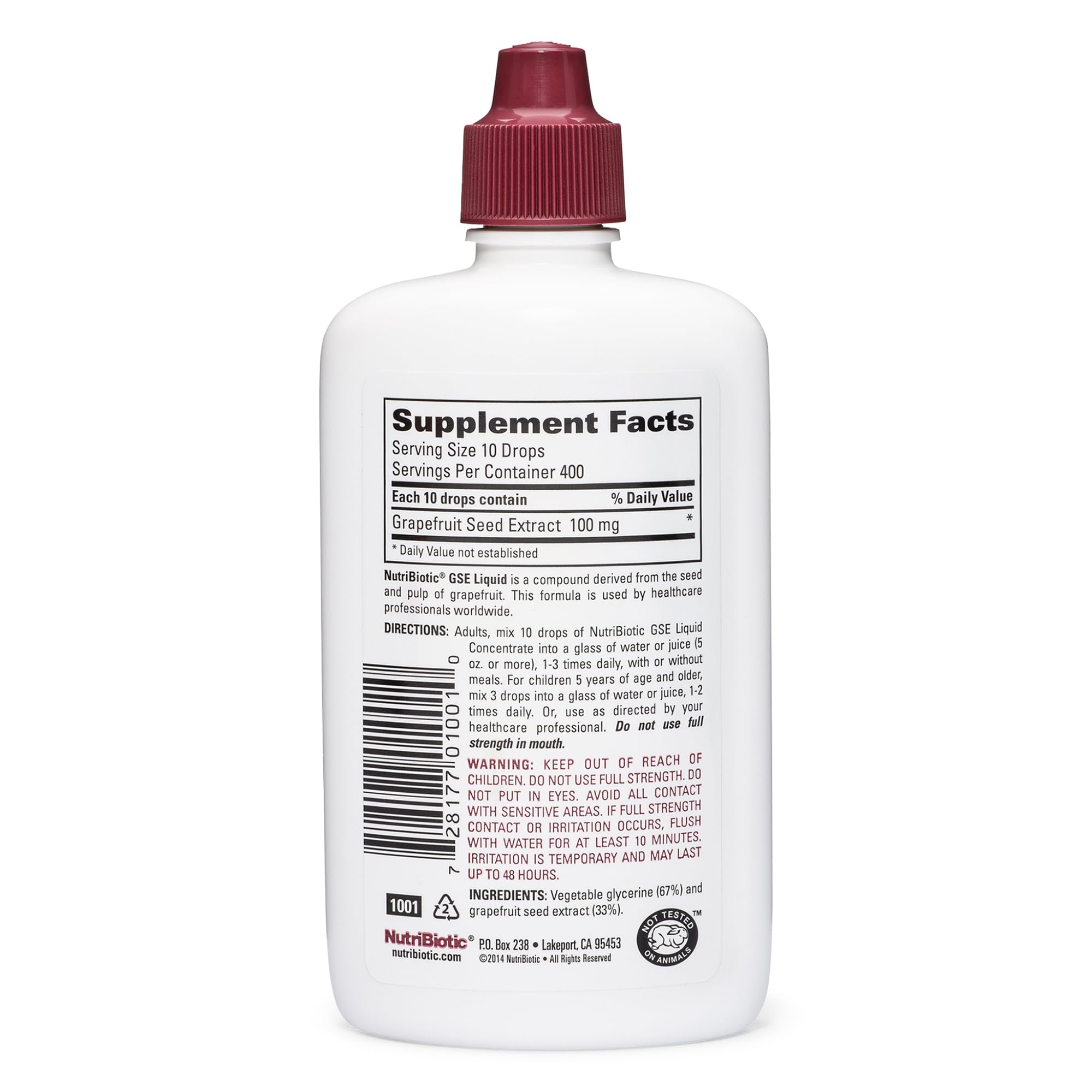 Foto 2 | Suplemento Nutribiotic Gse de Extracto de Semilla Pomelo 118 Ml - Venta Internacional