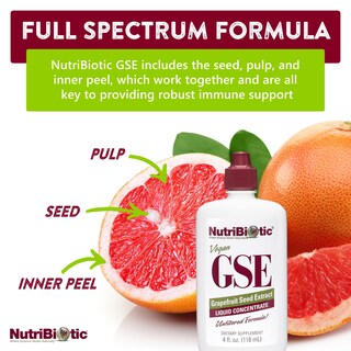Foto 4 | Suplemento Nutribiotic Gse de Extracto de Semilla Pomelo 118 Ml - Venta Internacional