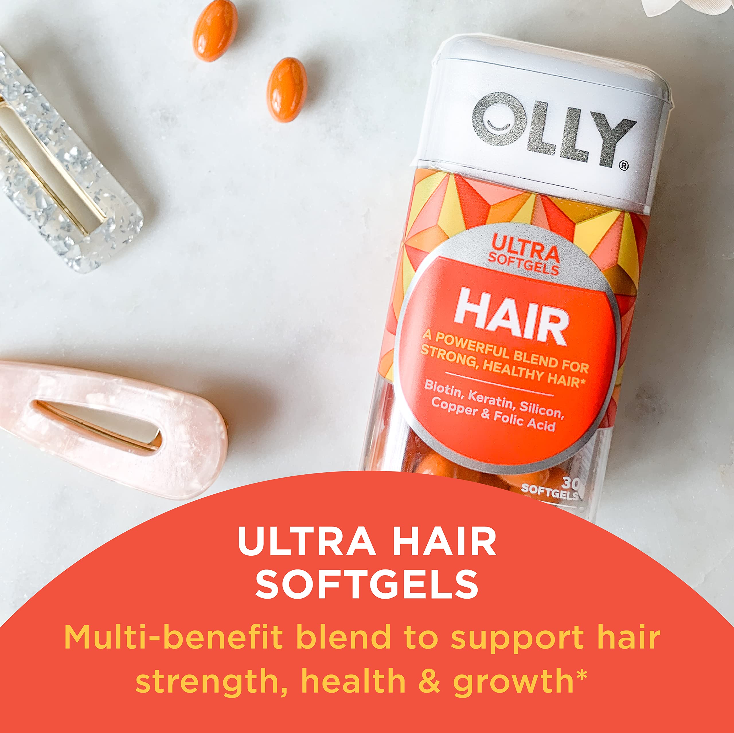 Foto 2 | Suplemento Capilar Olly Ultra Strength 30 Cápsulas- Venta Internacional