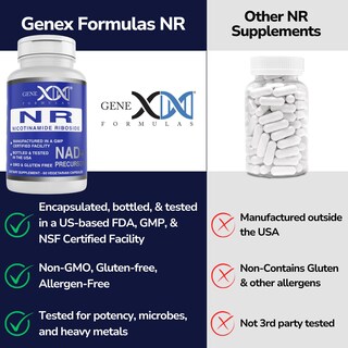 Foto 4 | Suplemento Genex Formulas NR Riboside de Nicotinamida 300 mg 3 Frascos - Venta Internacional
