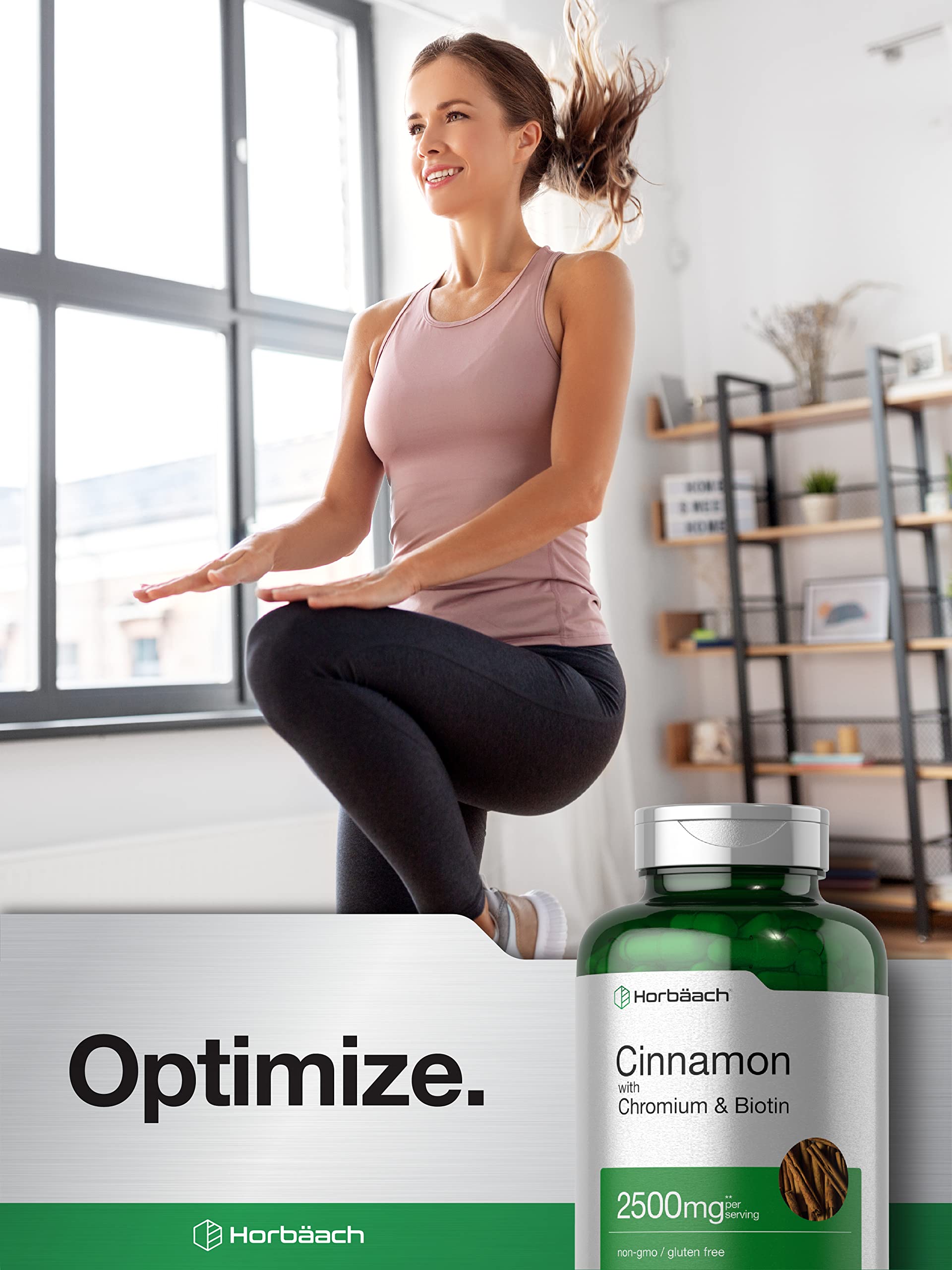 Foto 7 pulgar | Suplemento Horbäach Cinnamon con Picolinato de Cromo 2500 mg 250 Cápsulas - Venta Internacional