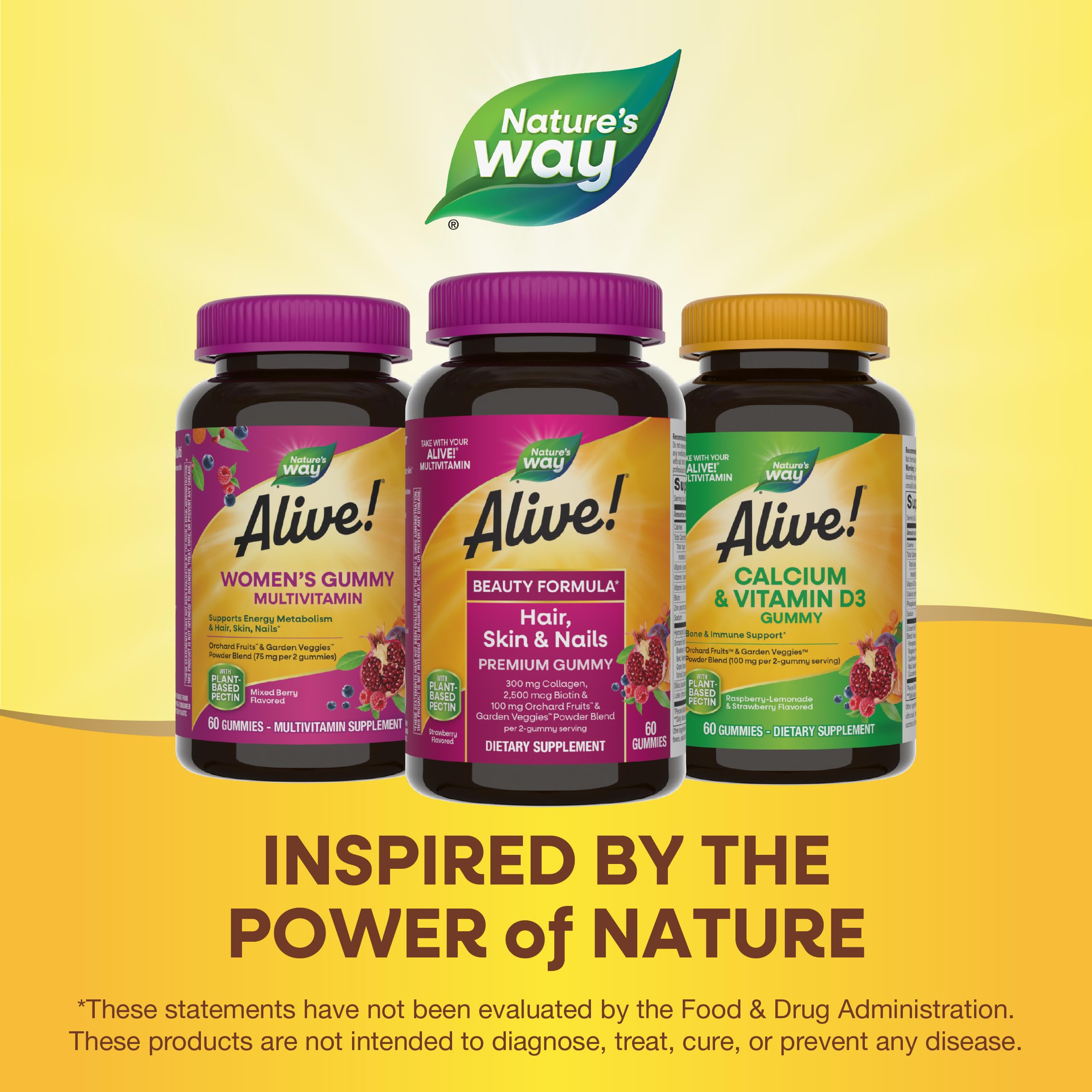 Foto 7 | Gomitas para Cabello Piel Y Uñas Nature's Way Alive!  60 Unidades - Venta Internacional
