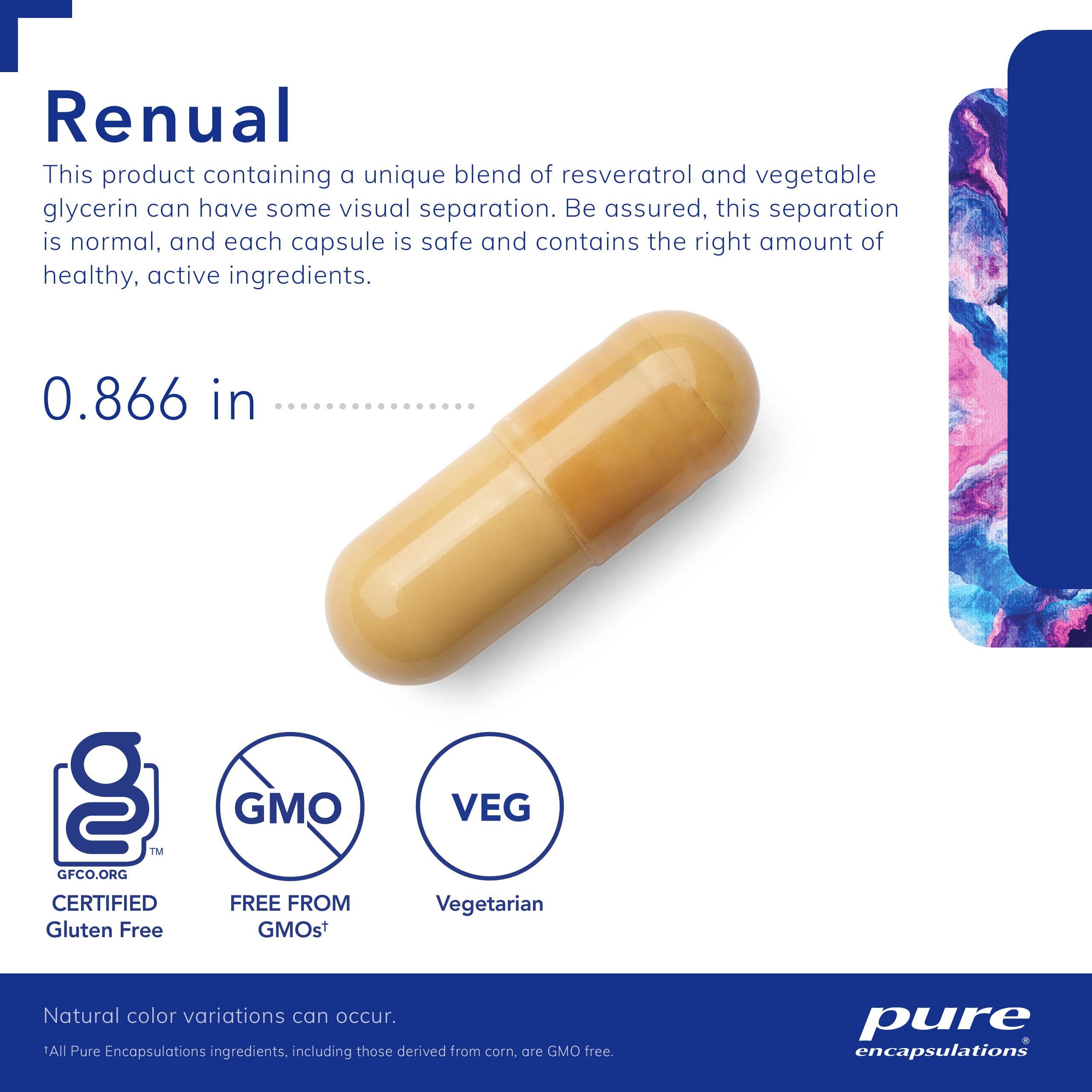 Foto 4 pulgar | Suplemento Pure Encapsulations Renual 60 Cápsulas - Venta Internacional
