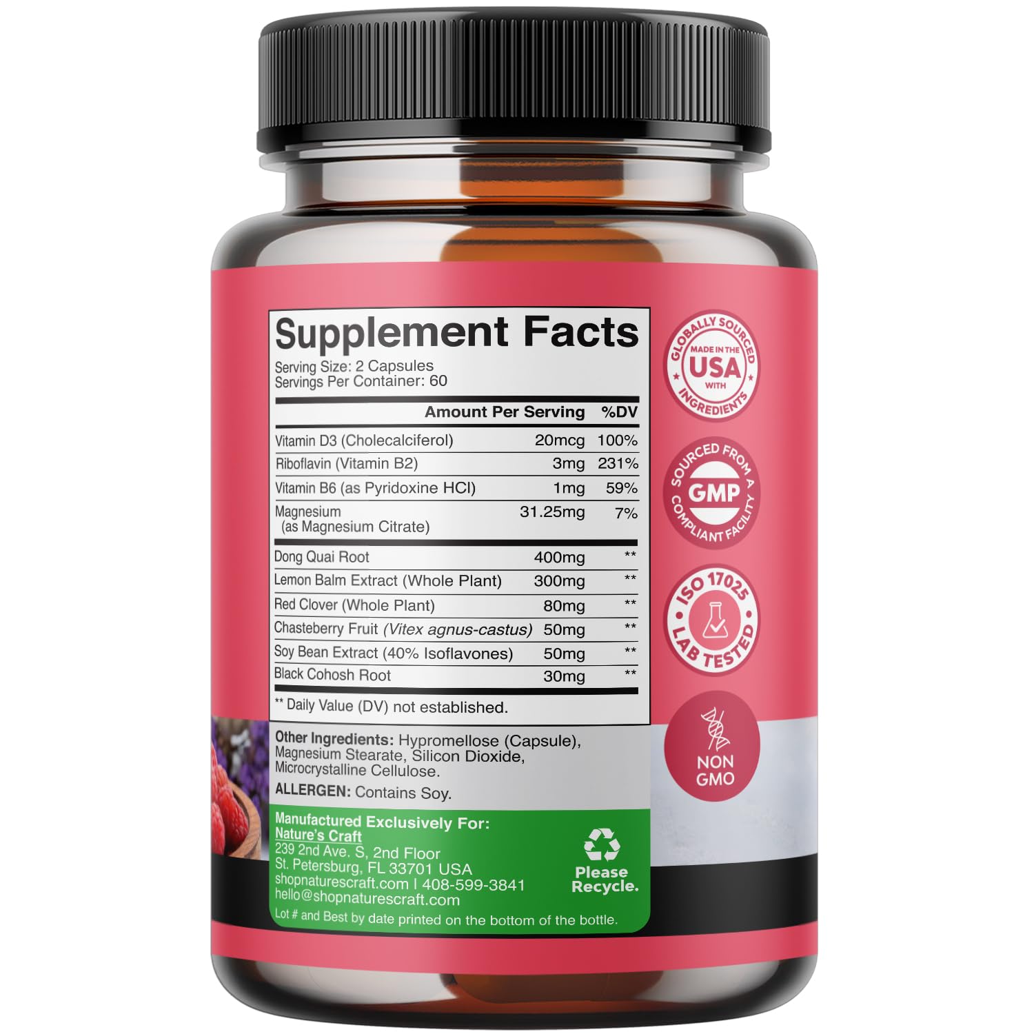 Foto 2 | Suplemento Natures Craft Complete Herbal Menopause Women - Venta Internacional