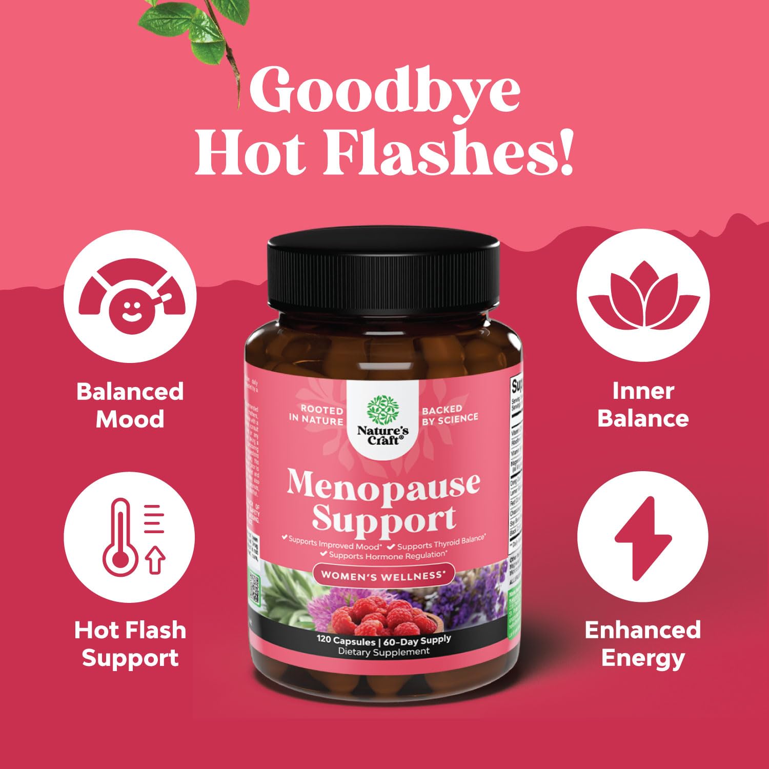 Foto 4 pulgar | Suplemento Natures Craft Complete Herbal Menopause Women - Venta Internacional