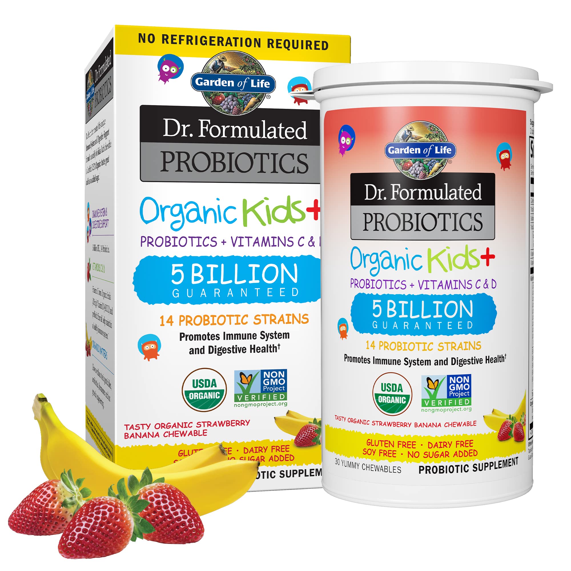 Foto 1 | Suplemento Garden Of Life Probióticos 30 Tabletas Organic Kids-Venta Internacional