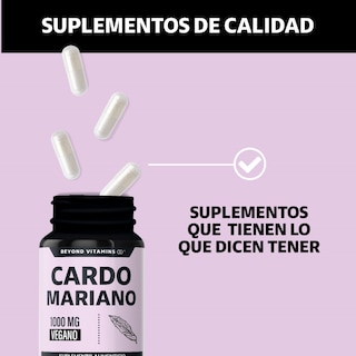 Foto 4 | Suplemento Alimenticio Beyond Vitamins Cardo Mariano Con Raíz De Cúrcuma 60 Cápsulas