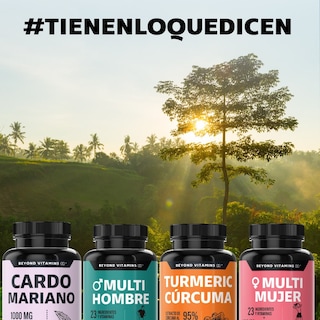 Foto 5 | Suplemento Alimenticio Beyond Vitamins Cardo Mariano Con Raíz De Cúrcuma 60 Cápsulas