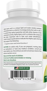 Foto 7 | Suplemento de Ácido Alfa Lipoico Best Naturals 600 mg 120 Cápsulas - Venta Internacional
