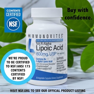 Foto 4 | Suplemento de Ácido R-alfa Lipoico Estabilizado Immunovites 600 Mg - Venta Internacional