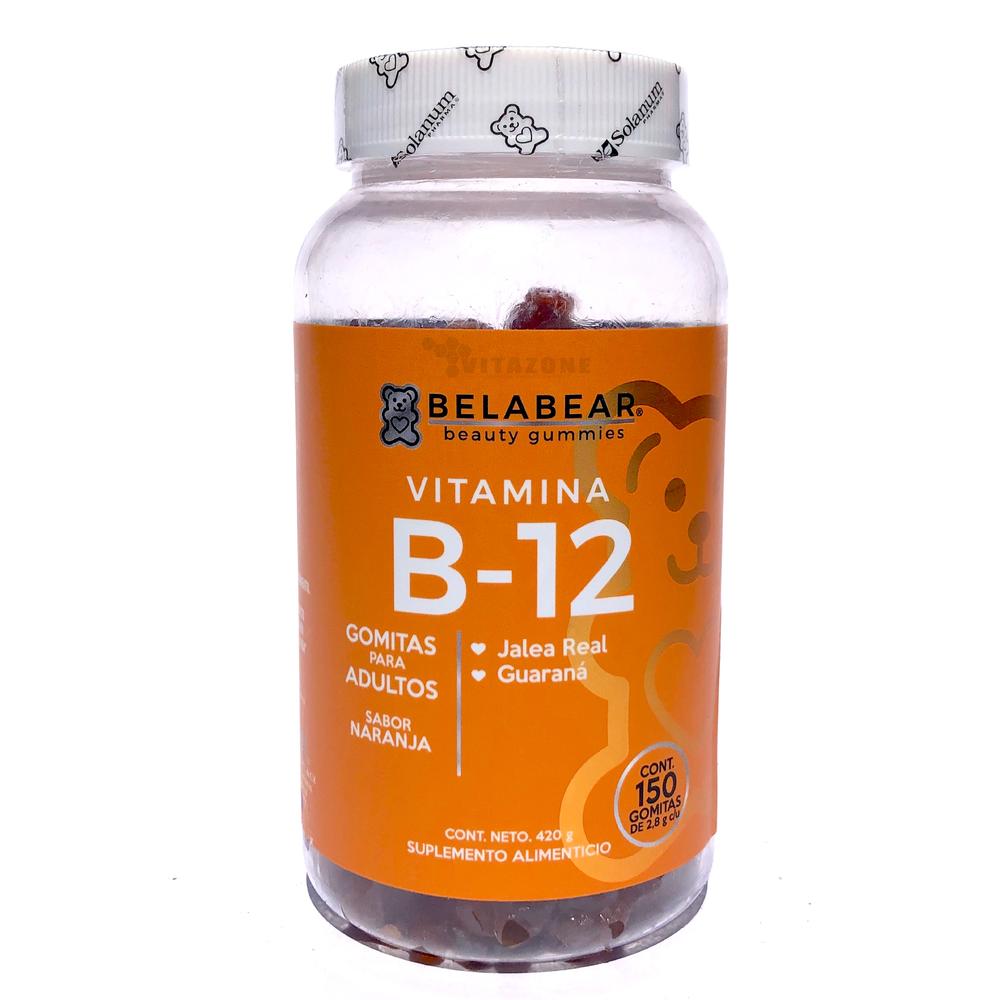 Foto 1 | Vitamina B12 150 Gomitas Belabear Sabor Naranja