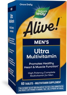 Foto 1 | Multivitamínico Nature's Way Alive! Men's Daily Ultra 60 Comprimidos - Venta Internacional