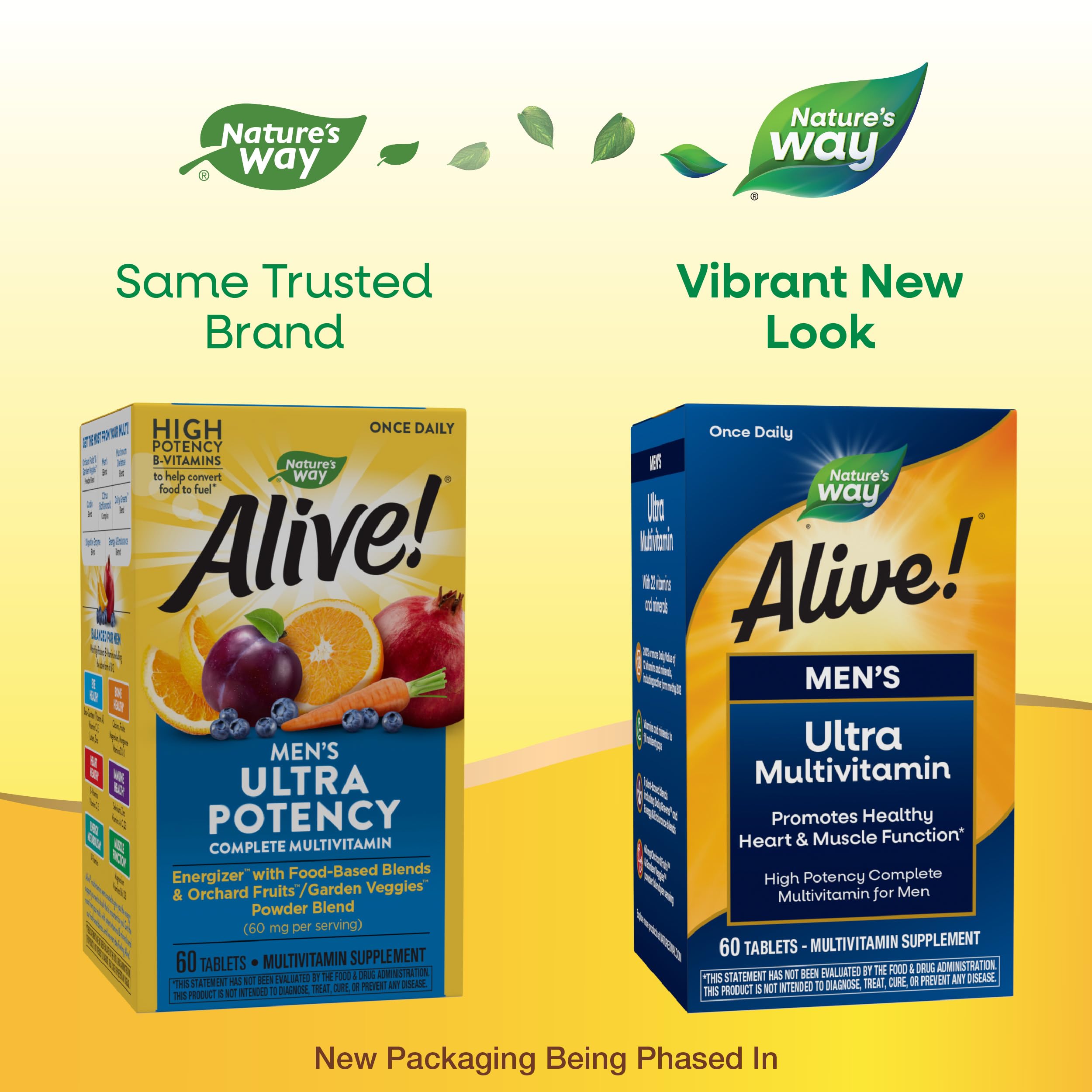 Foto 3 pulgar | Multivitamínico Nature's Way Alive! Men's Daily Ultra 60 Comprimidos - Venta Internacional