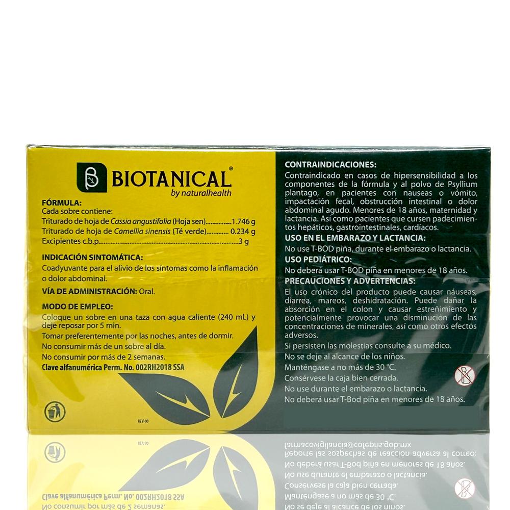 Foto 3 pulgar | T- Bod (body Slim Té) 30 Sobres Sabor Piña Natural Health
