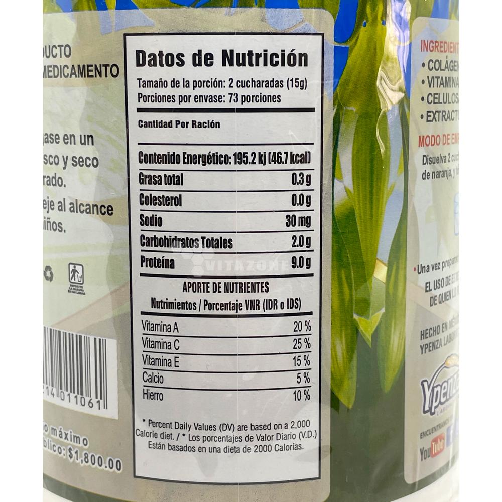 Foto 9 pulgar | Suplemento de Colágeno Hidrolizado Ypenza Sabor Limón en Bote de 1.1kg