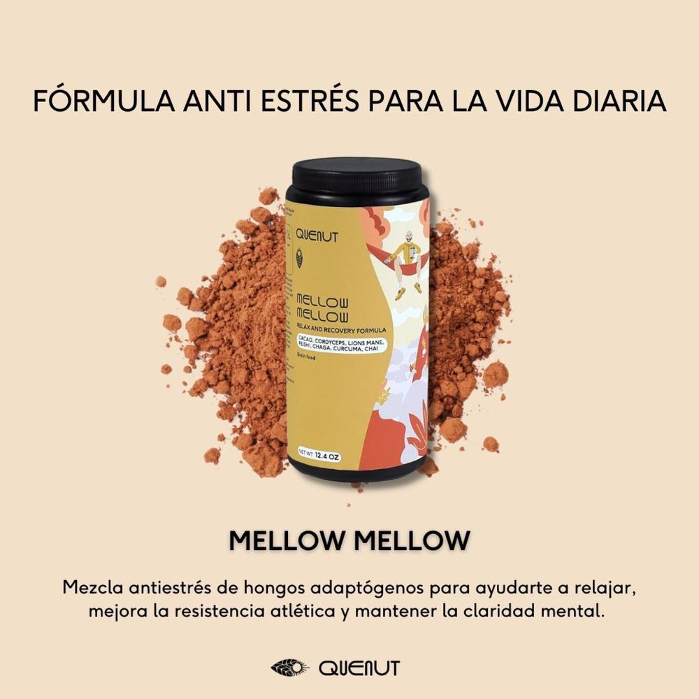 Foto 6 pulgar | Mellow Mellow Antiestrés Hongos Adaptógenos 350 G Quenut