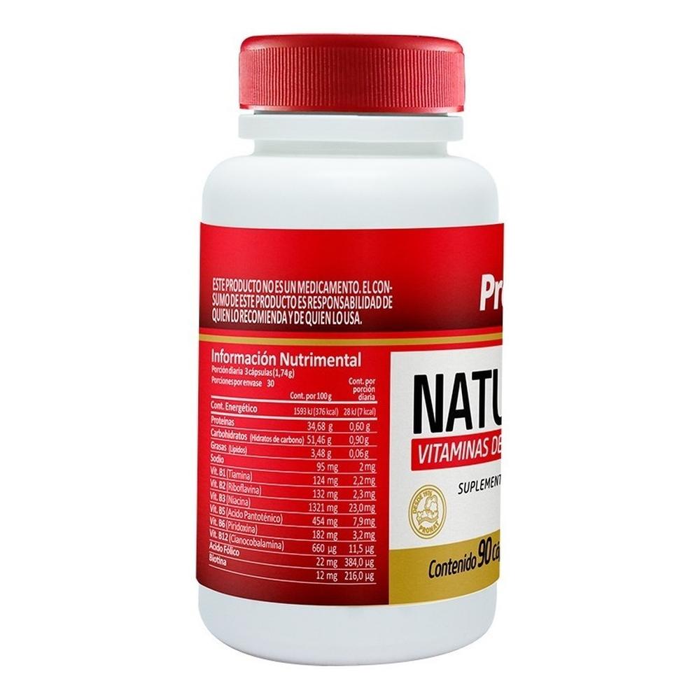 Foto 4 pulgar | Suplemento Vitaminas Natural B Complex 90 Caps - Pronat