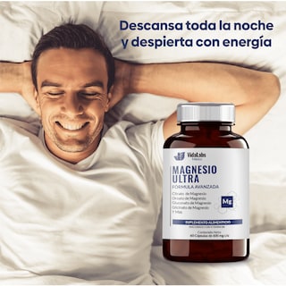 Foto 3 | Pack 3 Frascos De Magnesio Ultra Nutrientes Vidalabs México