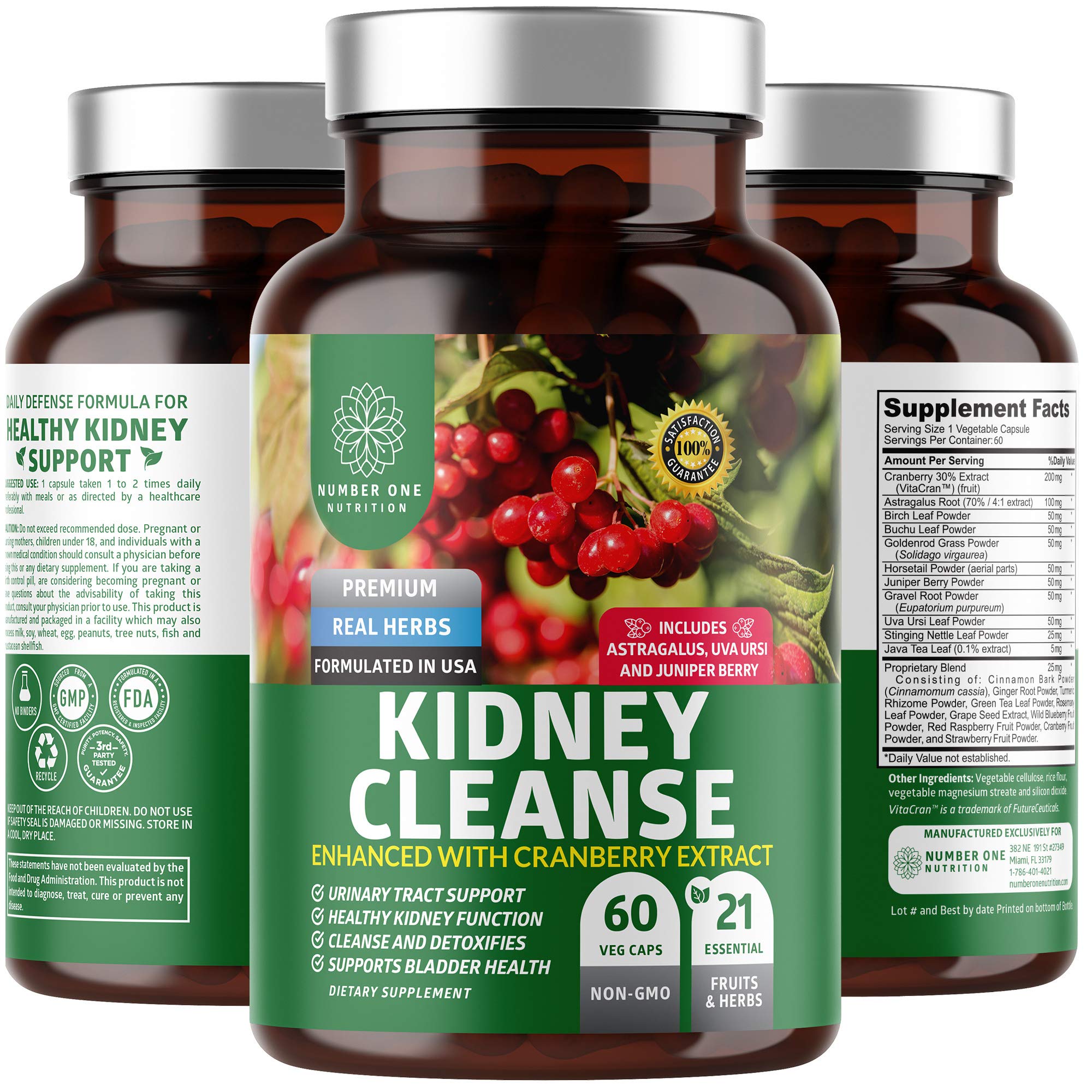 Foto 2 pulgar | Suplemento Number One Nutrition N1n Premium Kidney Cleanse - Venta Internacional
