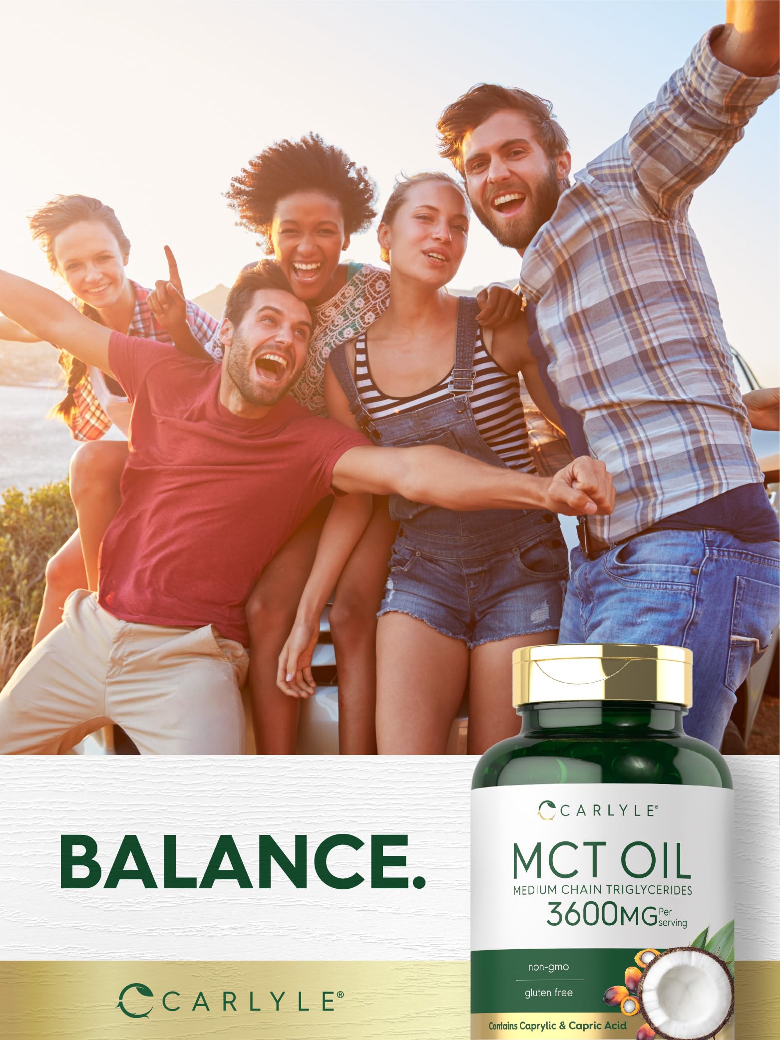 Foto 8 pulgar | Suplemento Carlyle MCT Oil Cápsulas 3600 Mg 70 Cápsulas- Venta Internacional