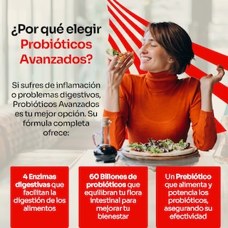 Foto 4 | Paquete de 6 Frascos De Probióticos Avanzados Laboratorios Wöhl Enzimas Digestivas + Probióticos+ Prebiótico