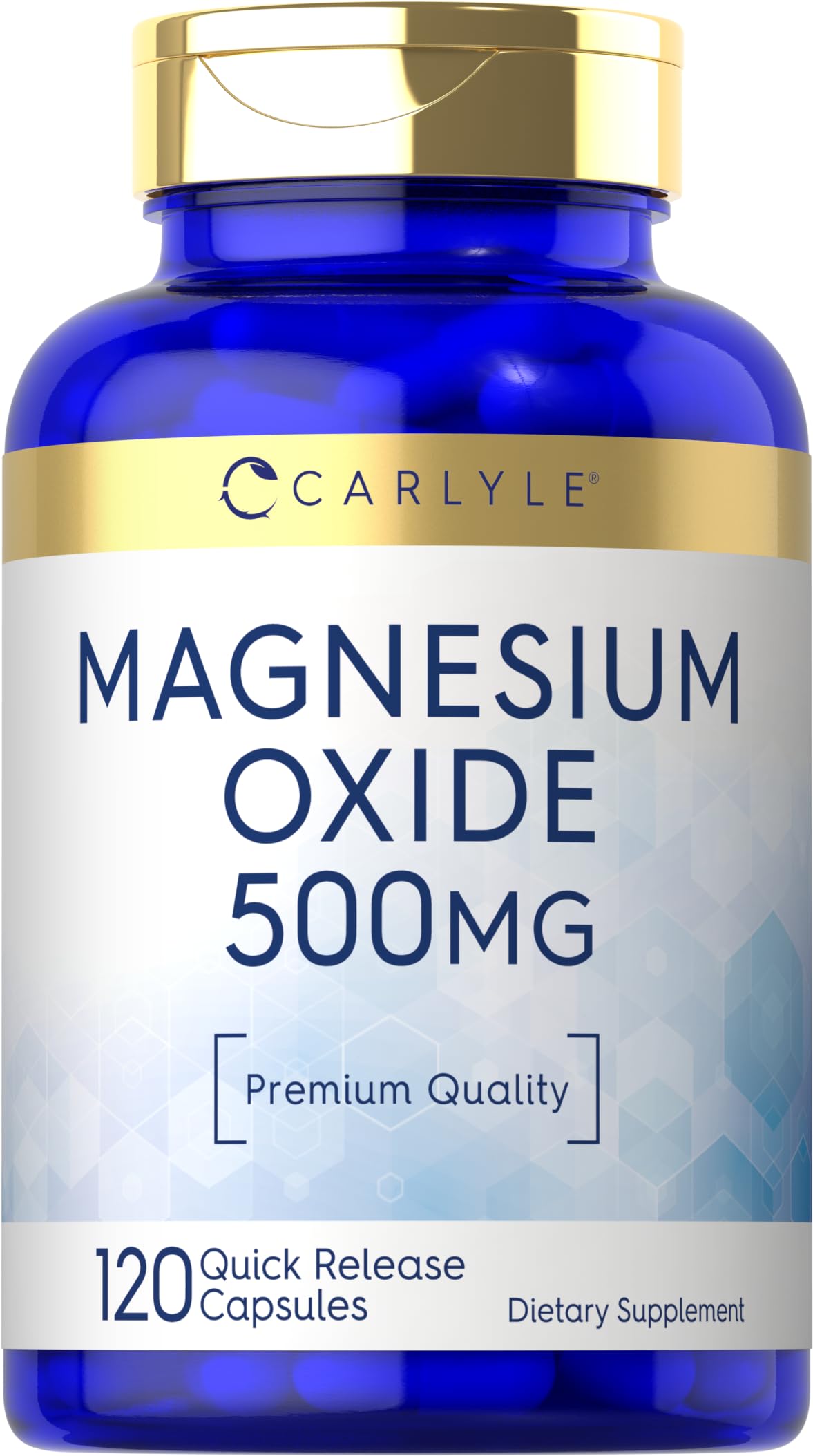 Foto 2 pulgar | Suplemento Carlyle de Óxido de Magnesio 500 mg 120 Cápsulas - Venta Internacional