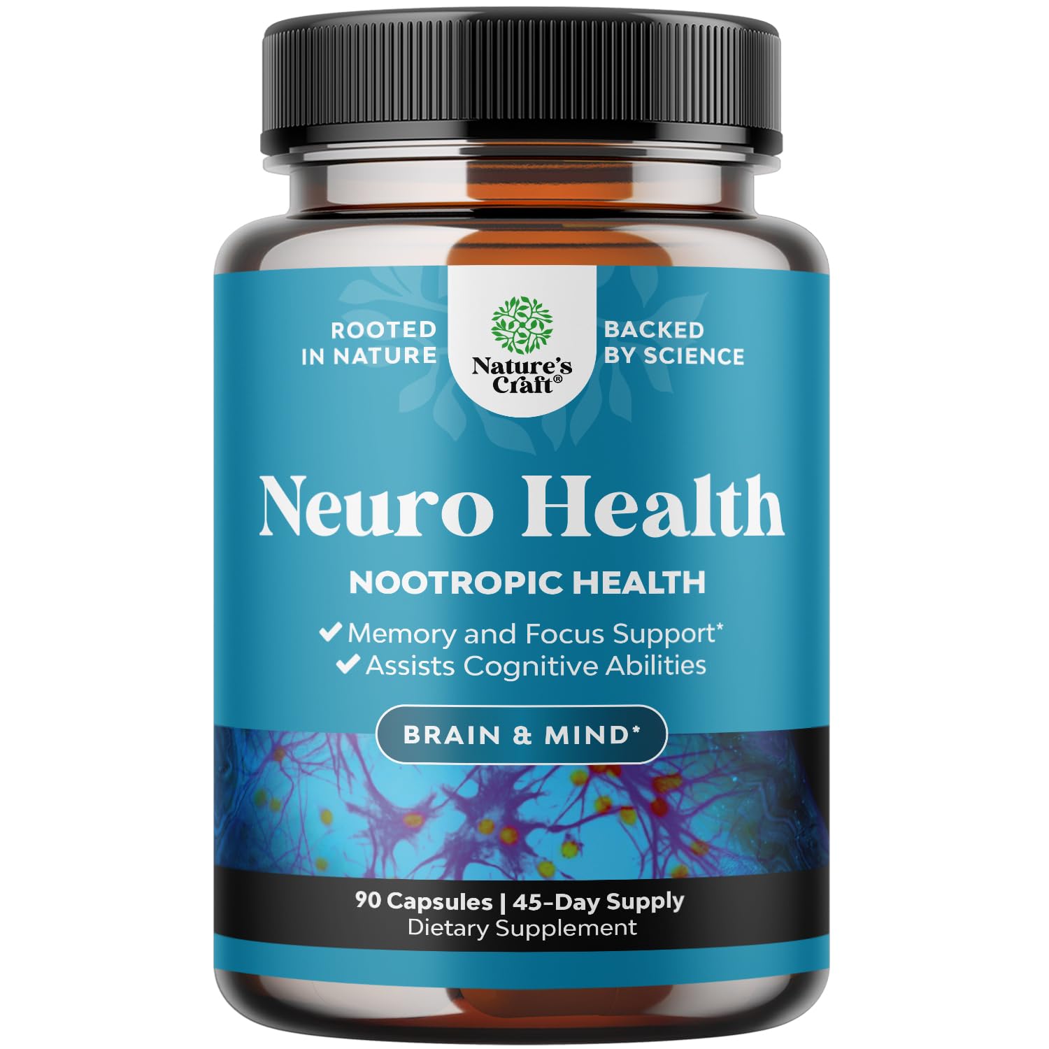 Foto 2 pulgar | Suplemento Neuro Health Brain de Huntington Labs 45 Porciones - Venta Internacional