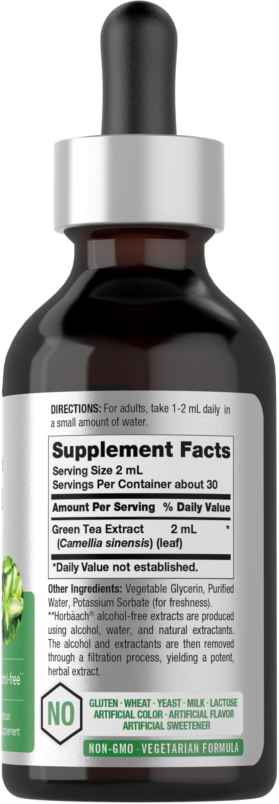 Foto 3 pulgar | Suplemento Líquido de Extracto de Té Verde Horbäach 60 Ml - Venta Internacional