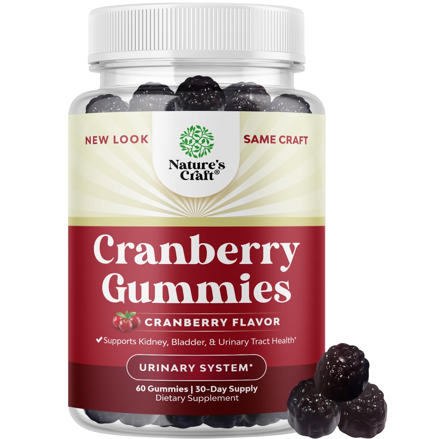 Foto 2 pulgar | Gomitas de Arándanos Naturales Supplement Natures Craft 500 Mg - Venta Internacional