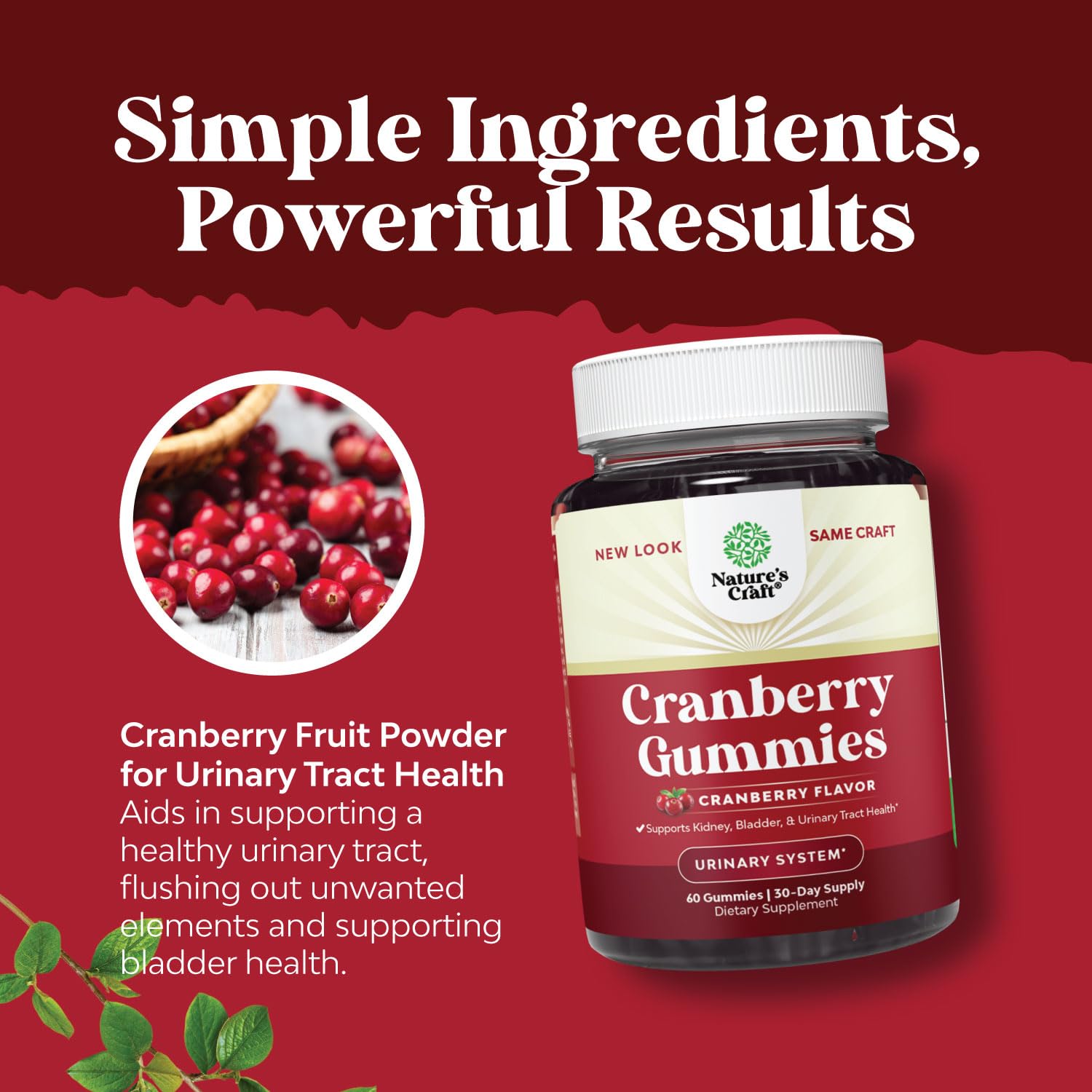 Foto 5 pulgar | Gomitas de Arándanos Naturales Supplement Natures Craft 500 Mg - Venta Internacional