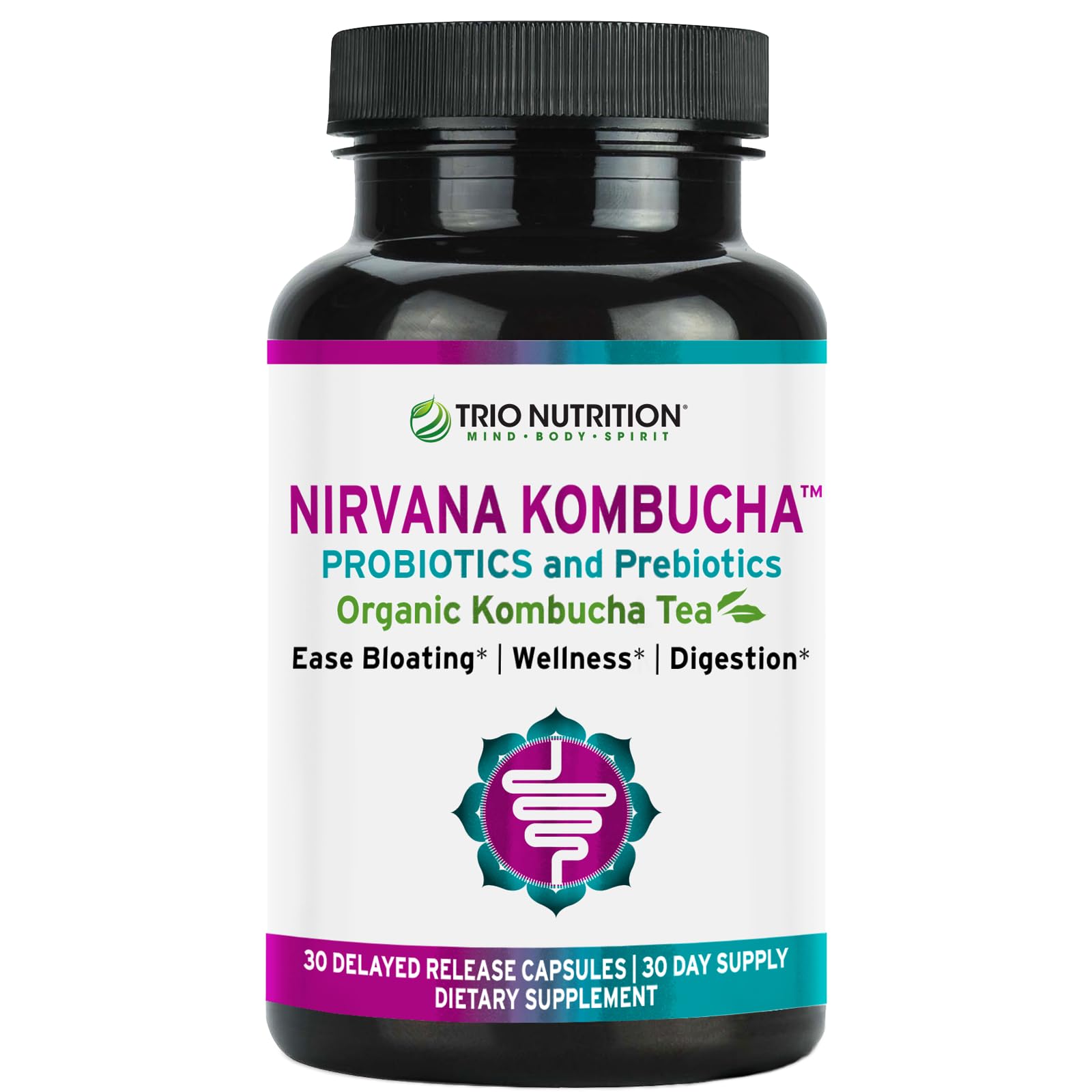 Foto 2 pulgar | Suplemento Trio Nutrition Nirvana Kombucha Con Probióticos - Venta Internacional