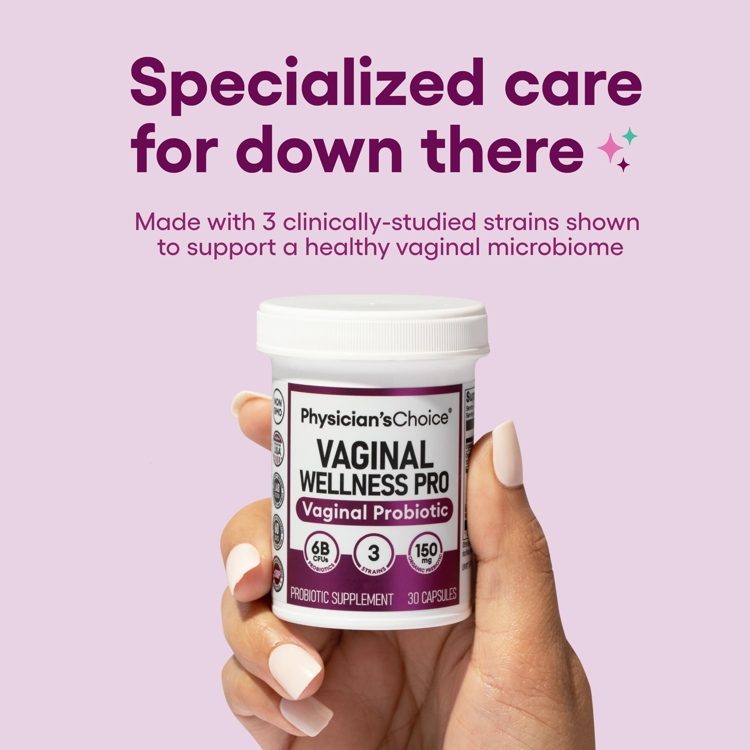 Foto 4 pulgar | Probióticos Vaginales Physician's Choice 6B CFU con Raíz de Regaliz - Venta Internacional