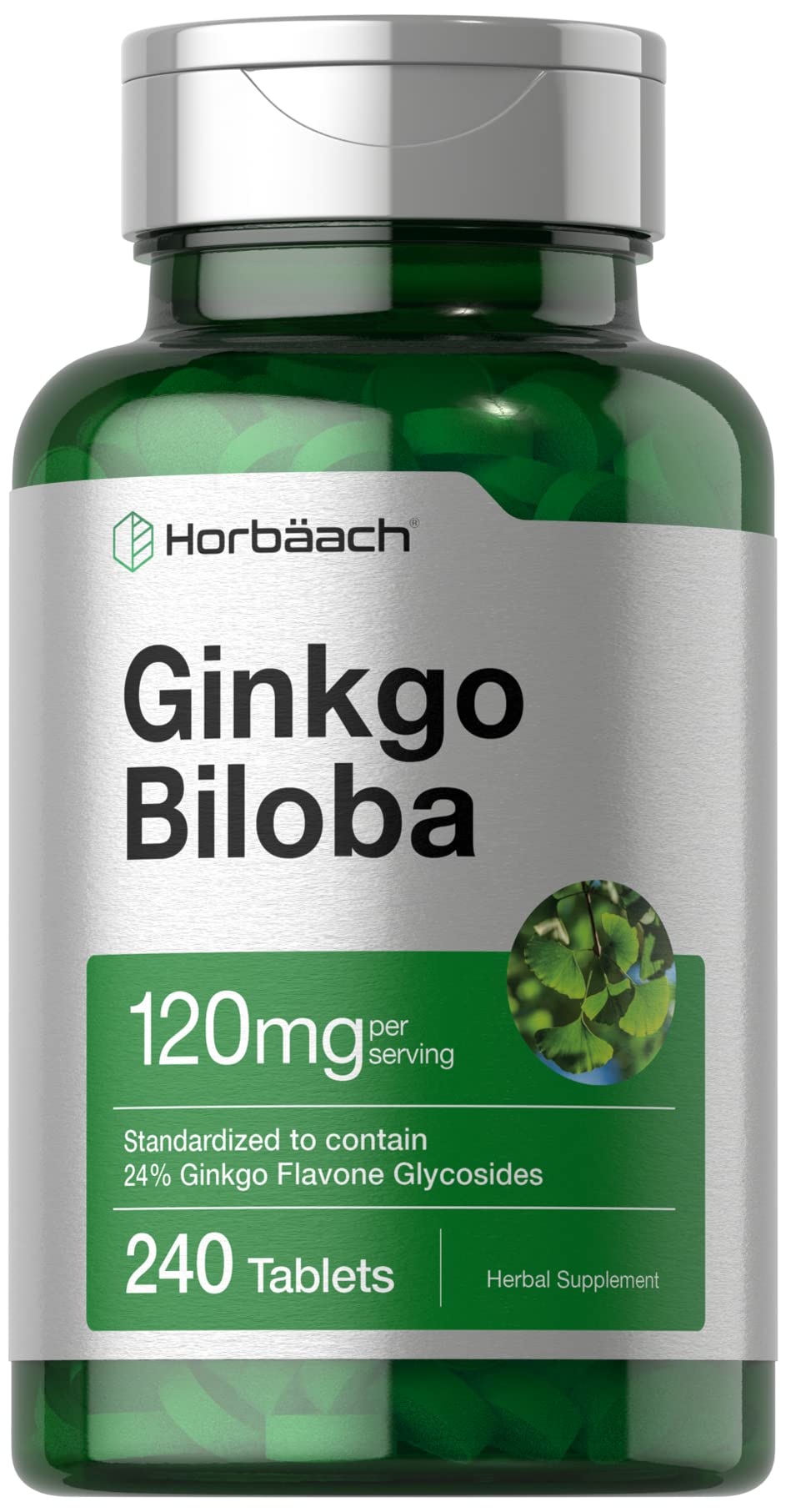 Foto 2 pulgar | Suplemento Horbäach Ginkgo Biloba 120 mg  - Venta Internacional