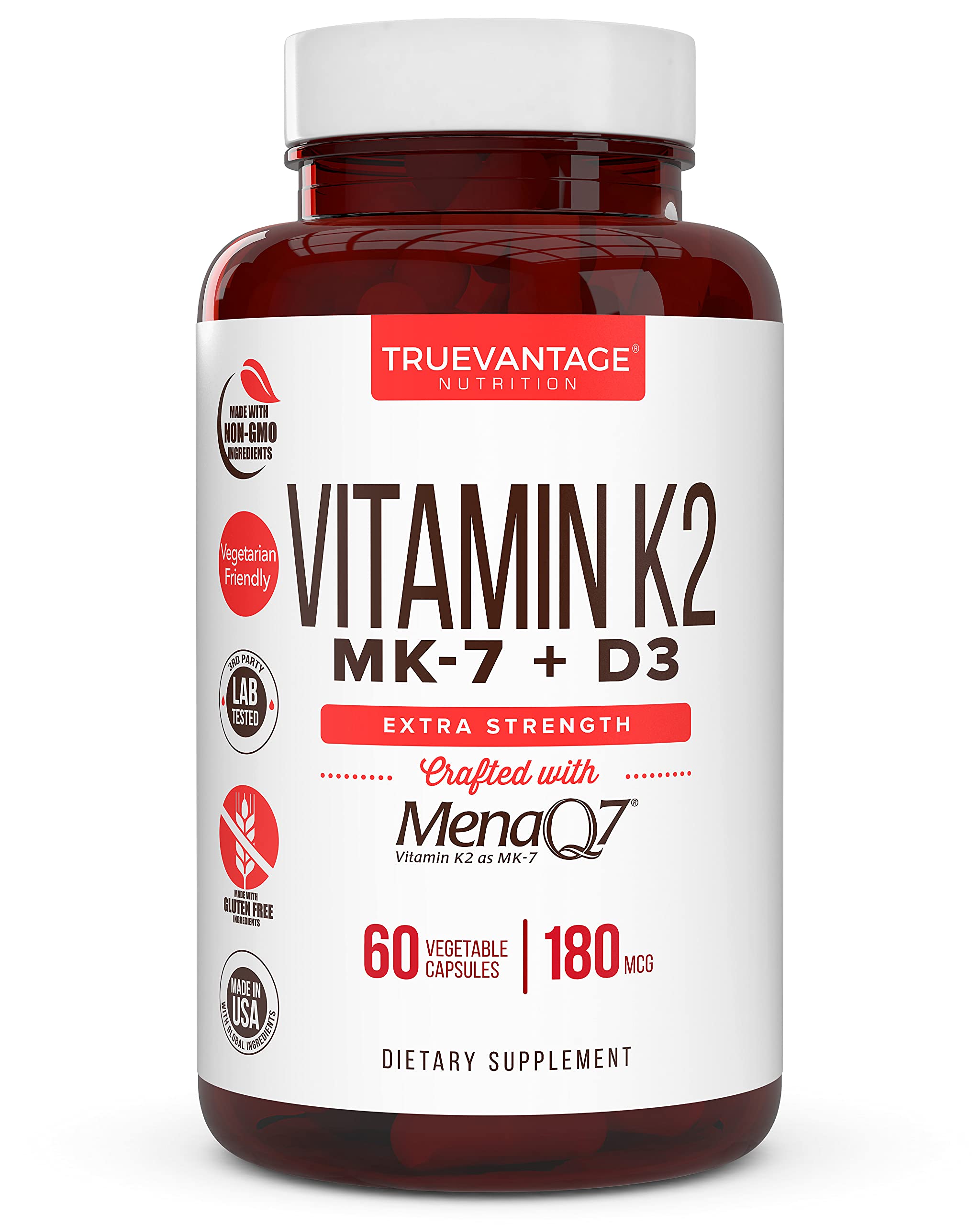 Foto 2 pulgar | Suplemento Truevantage Nutrition de Vitamina K2 D3 5000 UI - Venta Internacional