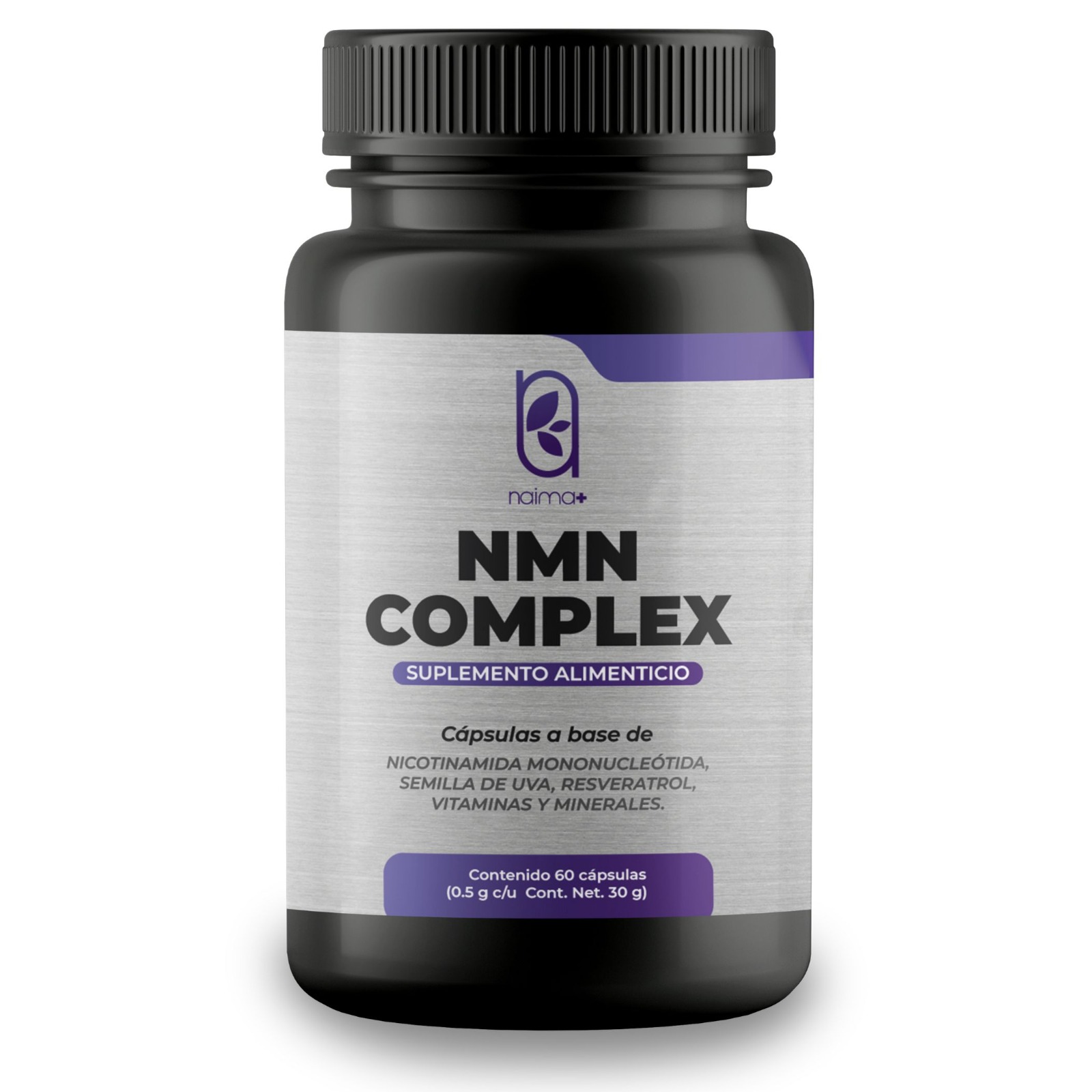 Foto 2 pulgar | Nicotinamida Mononucleótido Resveratrol B3 60 Cápsulas