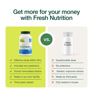 Foto 3 | Suplemento Probiótico Akkermansia Muciniphila De Fresh Nutrition - Venta Internacional