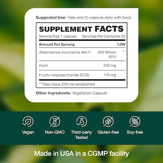 Foto 5 | Suplemento Probiótico Akkermansia Muciniphila De Fresh Nutrition - Venta Internacional